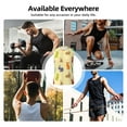 thumbnail image 3 of Yiaed Colorful Rabbit Print Men's Singlet Vests Summer Running Muscle Tank Tops Gym Undershirt Round Neck Sleeveless for man, 3 of 5