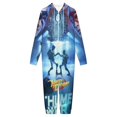 thumbnail image 3 of Henry Danger Women Men Pajamas Zipper Onesie Jumpsuit Hooded One Piece Sleepwear, 3 of 7