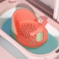 thumbnail image 1 of Asiento de baño antideslizante Asiento de bañera cómodo Asiento de baño para ños pequeños Bebé Naranja CUTICAT Asiento de baño, 1 of 8