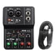 thumbnail image 2 of Mezclador de sonido Perfke Mezclador de audio 48V 48KHz 4 canales para grabación de escritorio, 2 of 9