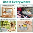 thumbnail image 5 of Baby Diaper Caddy Organizer for Girl Boy Large Nursery Storage Bin Basket Portable Holder Tote Bag for Changing Table and Car Baby Shower Gifts Newborn Essentials Baby Registry Must Haves Items, 5 of 6