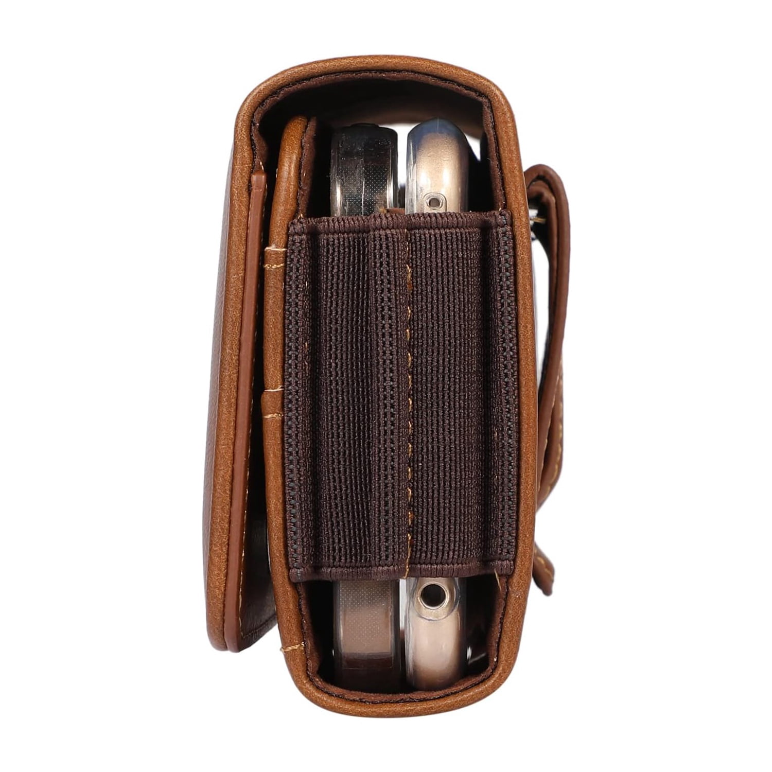 Brown Horizontal Pouch Case - Large