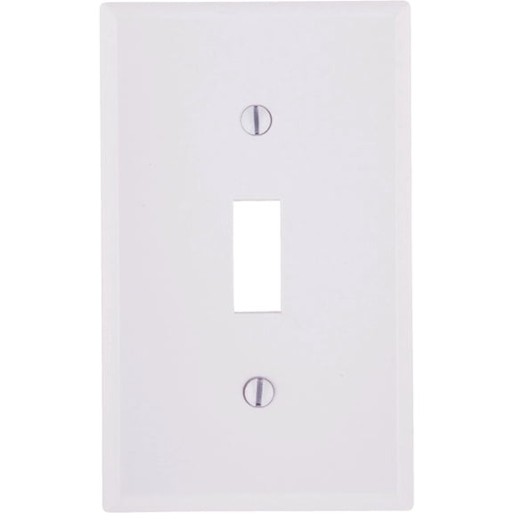 WALLPLATE 1TOG WHITE