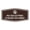 Brown, variant on Fancy No Soliciting Please Go Away Sign (Black) - Small