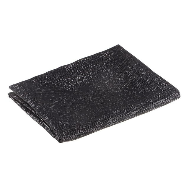 Tela de tapicería de tonos de seda sintética por yarda 2 yardas de largo 53.9 yardas de ancho Negro Sunnimix Tela de remiendo de doble color