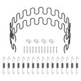 thumbnail image 1 of Kit de reemplazo de resorte de tapicería Uxcell de 2 piezas de 25.6" para reparar cojines hundidos en negro, 1 of 7
