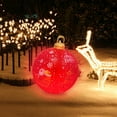 thumbnail image 3 of DefiDgd 24Inch Christmas Inflatable Ornaments,Large Hanging Christmas Balls Outdoor Christmas Decorations for Xmas Porch Lawn Yard Holiday Decor(F), 3 of 6