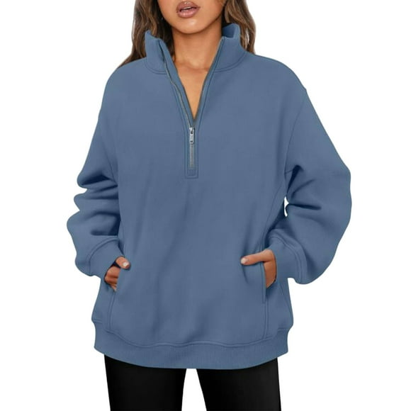 2025 Women's Hoodies & Sweatshirts Womens Oversized Sweatshirts Fleece Blank Sweat Shirts for Women Long Sleeve Shirts Pullover Womens Full Zip Hoodie Fall