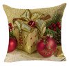 thumbnail image 4 of Housse de Coussin de Noël Décorative en Lin pour Canapé Lit Type 9, 4 of 8