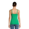 thumbnail image 2 of No Boundaries Ribbed Cami Top, 1 or 5-Pack, Women's, 2 of 5