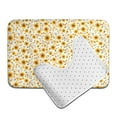 thumbnail image 6 of Xecao Brown Leaf Sunflower 2-Piece Vintage Seamless Anti-Skid Mat Set, featuring a stylish pattern for a safe and elegant toilet rug experience, 6 of 6
