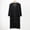 Black, variant on Men& Women's V-Neck Modal Button Front Sleep Robe, Loose 3/4 Sleeve Bath Dress with Pockets for Couples Blue XXL
