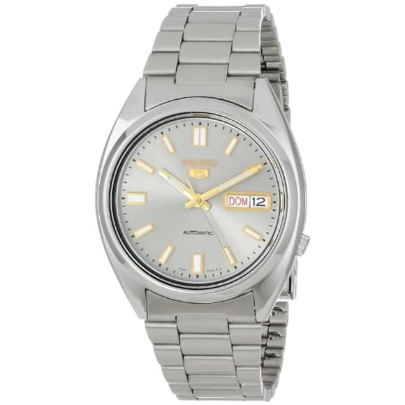 Seiko Reloj para Hombre 5 SNXS75 Automático con Esfera Gris y Brazalete de Acero Inoxidable
