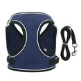 thumbnail image 2 of Flmtop Corde de Traction 360 Degrés Réfléchissant Design Polyester Antidéflagrant Chien de Poitrine pour Extérieur Bleu Marine, 2 of 9