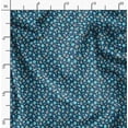 thumbnail image 2 of Soimoi Polyester Fleece Blue Fabric By the Yard - 56 Inch Wide - Florals, Leaves Print Fabric - Elegant & Beautiful Patterns for Fashion and Home Decor Printed Fabric, 2 of 6
