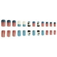 thumbnail image 2 of HHBEAUTY Ongles Autocollants 4 Juillet Bling Courts en Amande Faux Ongles, Rayures Rouges Argentées Faux Ongles Designs Jour de l'Indépendance Étoiles Ongles Acryliques Brillants Patriotiques Bricolage Art des Ongles pour Femmes 24 Pcs, 2 of 6