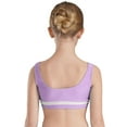 thumbnail image 6 of TSSOE Kids Girls Gymnastics Outfit Tracksuit Training Tank Tops Dance Bra and Yoga Shorts Ballet Light Purple 10, 6 of 7