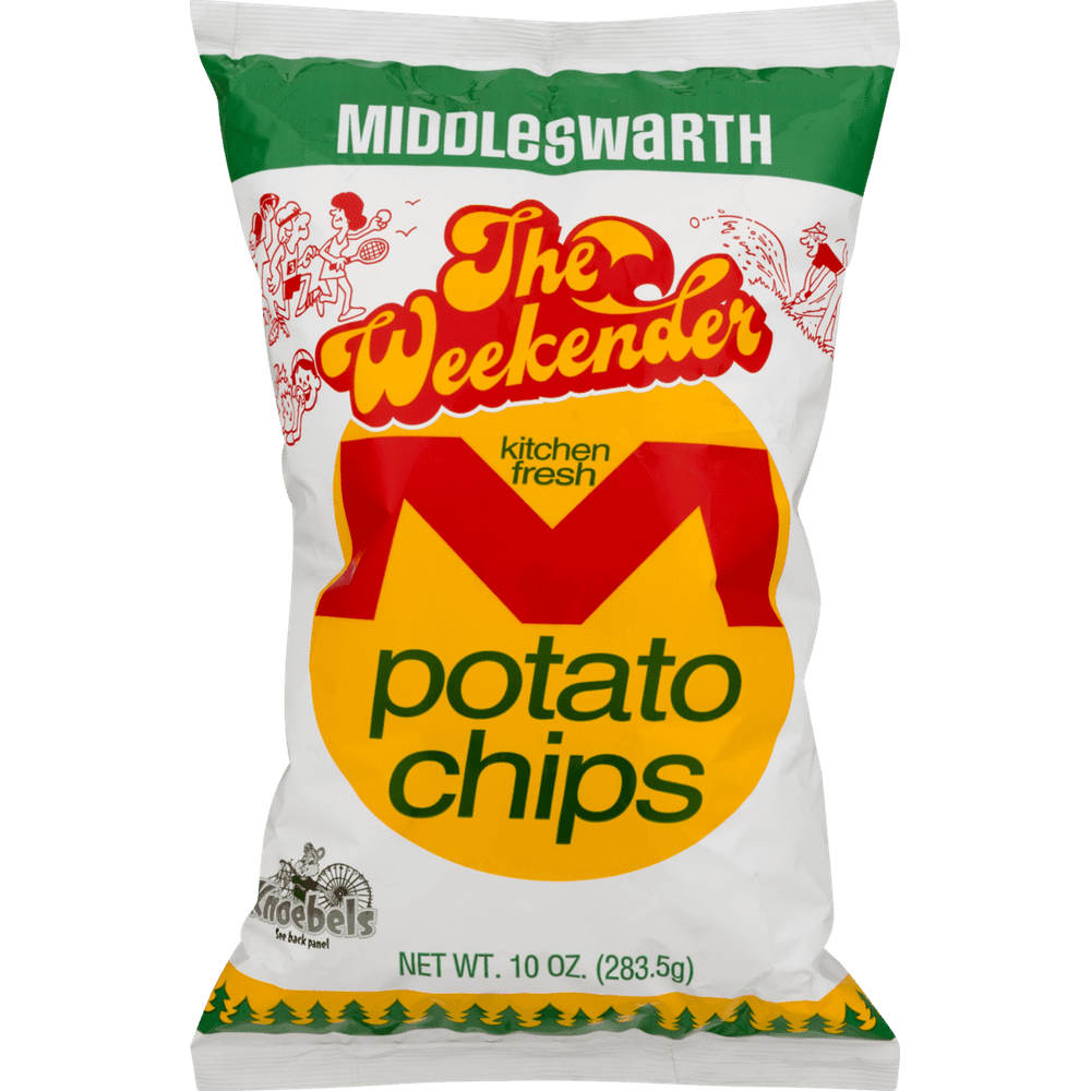 Middleswarth Kitchen Fresh Potato Chips The Weekender 10 Oz. Bag (4