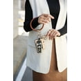 thumbnail image 5 of MKF Collection Jaseli Vegan Leather Women Hobo Bag & Wristlet Credit Crard Holder, Shoulder Purse Handbag 2 pcs by Mia K - Black Cognac, 5 of 11