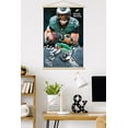 thumbnail image 2 of NFL Philadelphia Eagles - Saquon Barkley 25 Wall Poster with Magnetic Frame, 22.375" x 34", 2 of 3