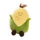 thumbnail image 2 of Cojín decorativo para sofá con diseño de comida de peluche kawaii, cómodo y creativo. Maíz amarillo, 2 of 9