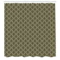 thumbnail image 2 of Ambesonne Oriental Shower Curtain, Traditional Antique Art, 69"Wx84"L, Green Dark Tan, 2 of 4