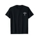 thumbnail image 1 of Camiseta de manga corta de algodón transpirable, cómoda y minimalista, con estampado de mancuernas, cruz cristiana, para gimnasio, entrenamiento y levantamiento de pesas, para hombres y mujeres., 1 of 6