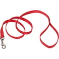 thumbnail image 4 of 5/8" Single-Ply Nylon 6' Training Dog Leash-Red, 4 of 4