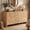 Light Burl, variant on Vintagearth 9 Drawer Dresser for Bedroom, Curved 1.18" Thick FSC Certified Wood, Oak