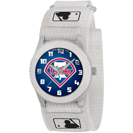 Game Time MLB Men's Philadelphia Phillies Rookie Series Watch, White