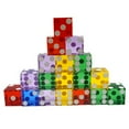 thumbnail image 2 of CHUANK Precision Dice 19mm Acrylic Transparent six Sided Casino for Sharp Straight Cor, 2 of 16