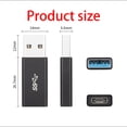 thumbnail image 3 of Seitruly Adaptador tipo c a USB USB 3.1 Alta velocidad de transmisión de datos Mini convertidor portátil de USB-C Teléfono y Comunicación, 3 of 7