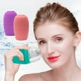thumbnail image 3 of Ice Face Roller Safe Soft Convenient Comfortable Reusable Skin Caring Handheld Eye Puffiness Relief Ice Facial Silicone Mold Birthday Gift, 3 of 11