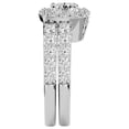 thumbnail image 4 of SuperJeweler 3 Carat Lab Grown Diamond Bridal Set In 14K White Gold For Women, 4 of 6