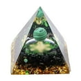 thumbnail image 4 of Moonstone Crystal Orgone Pyramid - Amethyst Ball Starry Sky - Ogan Crystal Energy Tower - Nature Reiki Healing Chakra Crushed Stone Jewelry - 5cm, Room Decor, 4 of 8