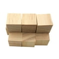 thumbnail image 1 of Wood Block Khaki Small Cube 200Pcs 0.4In Diy Projects Kids Art, 1 of 8