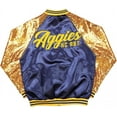 thumbnail image 2 of Big Boy North Carolina A&T Aggies S3 Ladies Sequins Satin Jacket [Navy Blue - 3XL], 2 of 3
