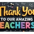 thumbnail image 4 of Educational Theme Teacher Appreciation Colorful Design Thank You Banner for School Events Teacher Appreciation Day Classroom Decoration, 4 of 7