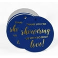 thumbnail image 2 of Inkdotpot Pack Of 50 Real Gold Foil Paper Tags Thank You Baby/ Bridal Shower Favor Hang Tags, 2 of 7