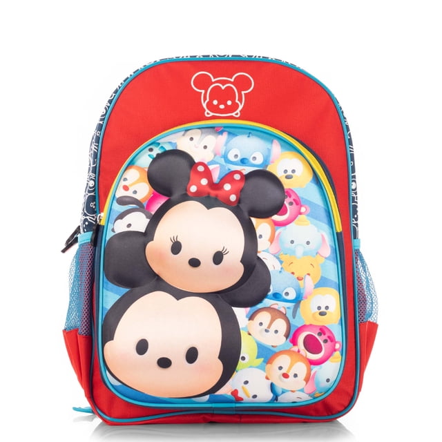 Mochila Tsum Tsum ATMPACKS De Disney Realce 3D Color Rojo
