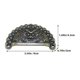 thumbnail image 2 of 2pcs Dresser Handle Cabinet Door Pull Wardrobe Handle Knob Cupboard Pull Supply, 2 of 3