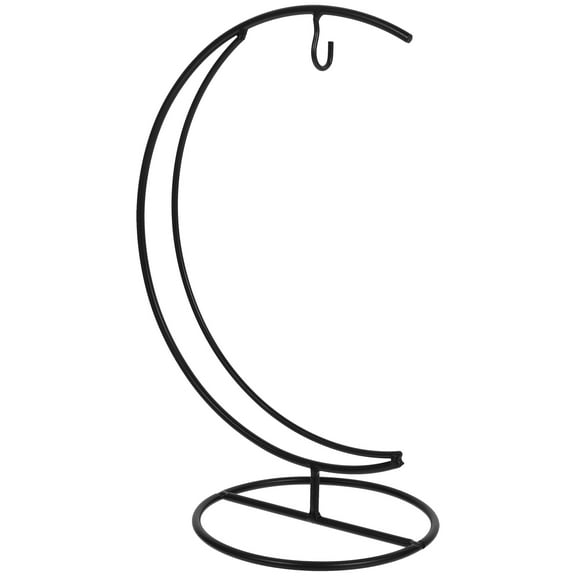 WEUVEB Ornament Display Stands Iron Hanging Stand Black 1Pack