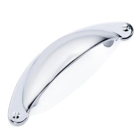 Southern Hills Polished Chrome Cabinet Drawer Cup Pull Pack Of 10
