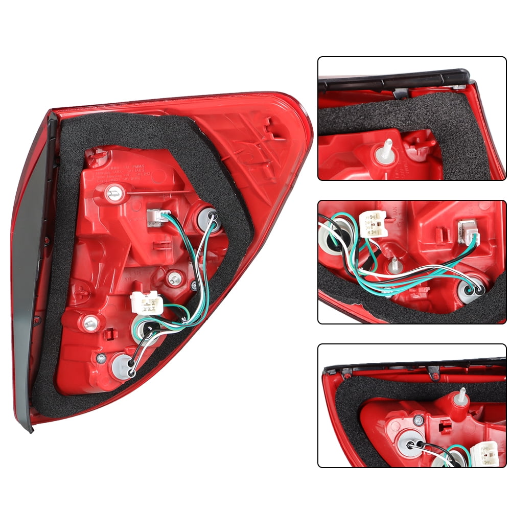 labwork Left Side Tail Light Assembly Replacement for Toyota RAV4 2006 2007 2008 Driver Side Rear Tail Light Lamp 8156142100 TO2818127