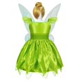 thumbnail image 1 of Disney TinkerBell Hada Elfos Disfraz para niñas Princesa Cosplay Tinker Bell Vestido con alas Niños Fiesta de cumpleaños de lujo Vestidos 4T (Etiqueta 110) Gao Jinjia LED, 1 of 2