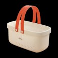 thumbnail image 3 of Cesta de baño Cesta de baño Cesta de lavado portátil Cesta de almacenamiento doméstica blanca Cesta colgante, 3 of 3