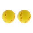 thumbnail image 4 of Guardoinrt Practice Baseball Training Ball Sport Team Softball Game Elastic Match Yellow 9cm 2Set, 4 of 6