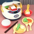 thumbnail image 2 of Kids Cooking Toys Set Funny Electric Rice Cooker Toy Kitchen Pretend Play Toys, 2 of 10