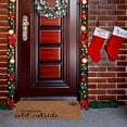 thumbnail image 3 of Décoration de Fête de Noël Tapis de Porte d'Entrée Tapis Antidérapant Extérieur Intérieur, 3 of 5