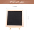 thumbnail image 2 of Board Felt Tags Labels Message Letter Signs Garden Flower Chalkboards Mini Sign Wood Announcement Wooden Small, 2 of 7
